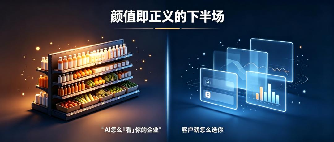 颜值即正义的下半场：AI怎么“看”你的企业，客户就怎么选你